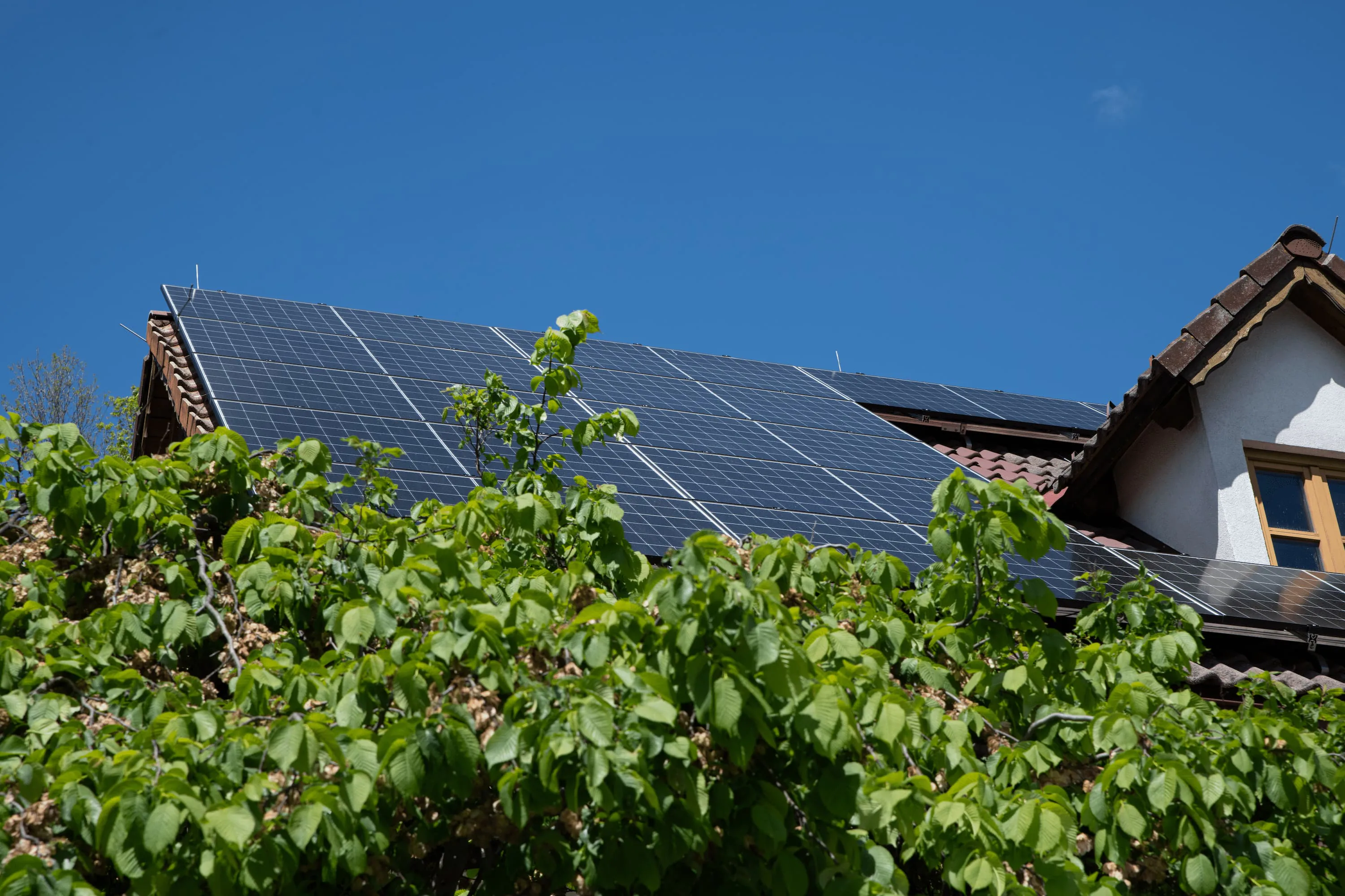 Photovoltaikanlage auf einem Dach